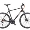 KTM X-LIFE ACTION - NŐI TREKKING KERÉKPÁR - FLAMING BLACK (SILVER MATT + ORANGE MATT) - 2023