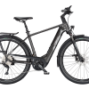 KTM MACINA STYLE 740 - FÉRFI ELEKTROMOS TREKKING KERÉKPÁR - MACHINE GREY (SILVER+BLUE) - 2023