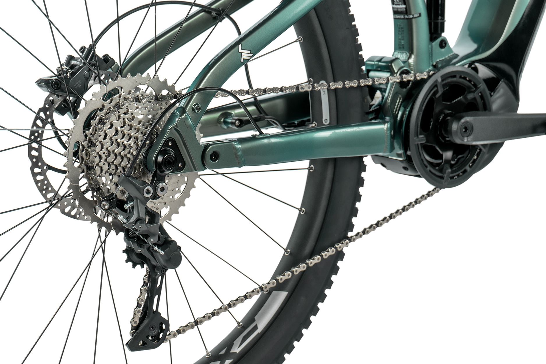 LEADER FOX ARRAN 29 2023 - ELEKTROMOS MTB KERÉKPÁR - E-BIKE - ÜVEGZÖLD