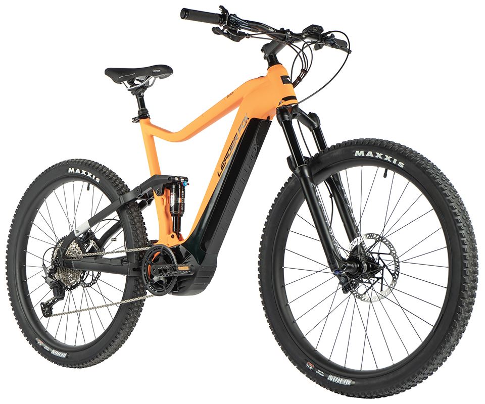 LEADER FOX AYRA 2023 - ELEKTROMOS MTB KERÉKPÁR - NARANCS