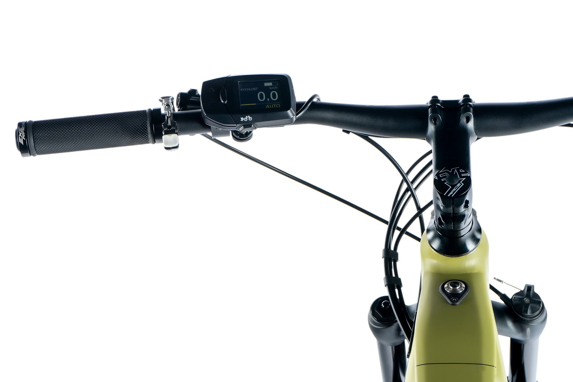 LEADER FOX AYRA 2023 - ELEKTROMOS MTB KERÉKPÁR - KATONAZÖLD