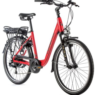 LEADER FOX E-BIKE LATONA 2023 - ELEKTROMOS KERÉKPÁR - PIROS