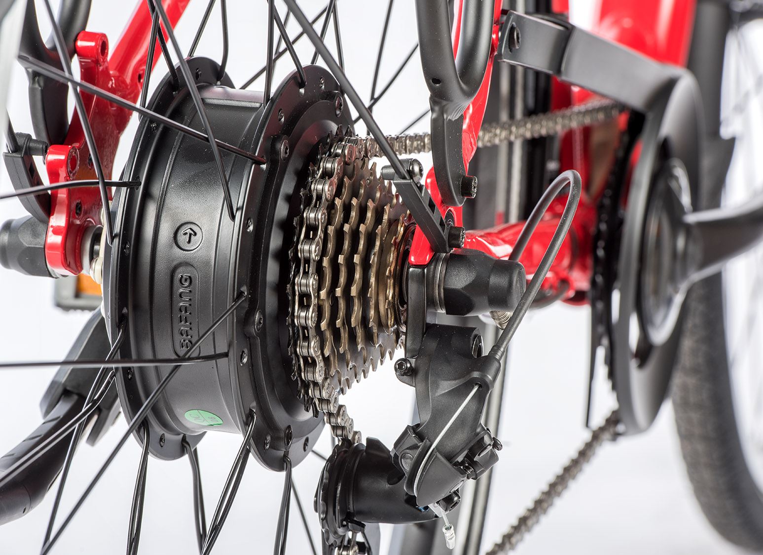 LEADER FOX E-BIKE LATONA 2023 - ELEKTROMOS KERÉKPÁR - PIROS