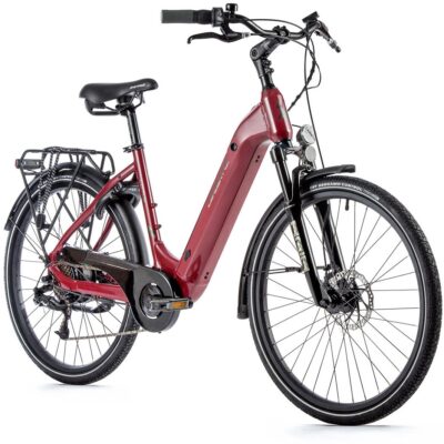 LEADER FOX E-BIKE LOTUS 2022 - ELEKTROMOS KERÉKPÁR - BORDÓ