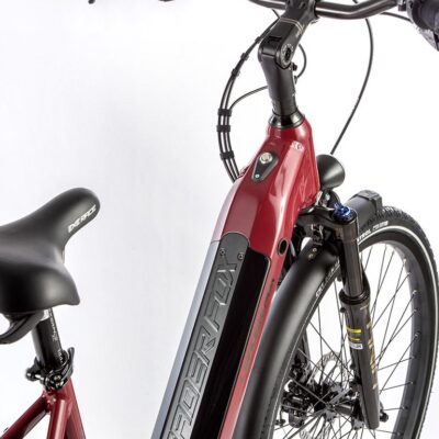 LEADER FOX E-BIKE LOTUS 2022 - ELEKTROMOS KERÉKPÁR - BORDÓ