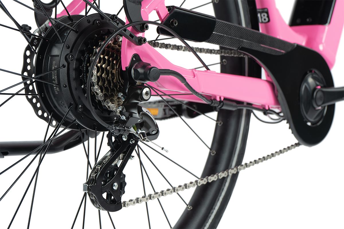 LEADER FOX E-BIKE NARA 28 - ELEKTROMOS KERÉKPÁR - 2023 - RÓSZASZÍN