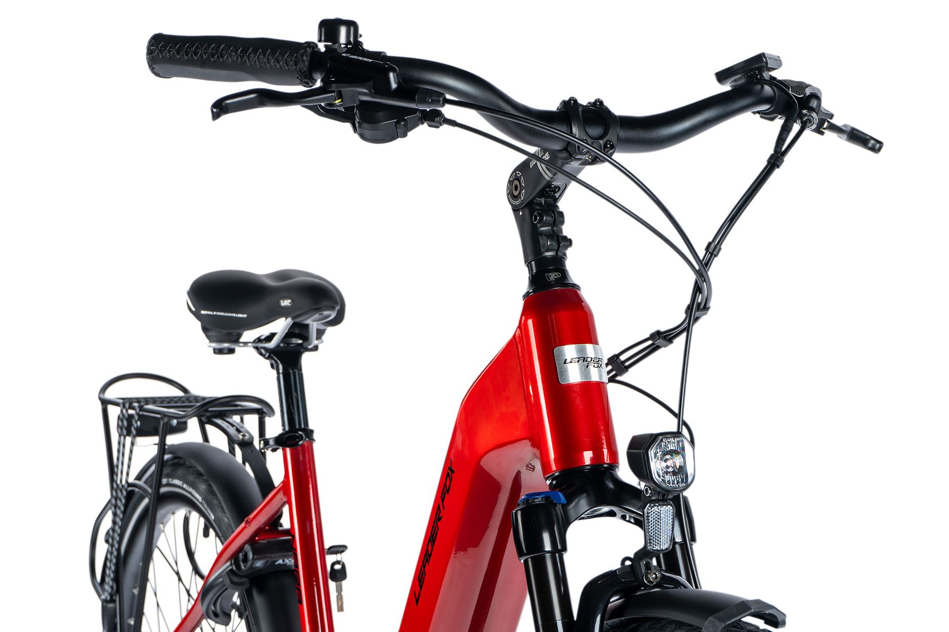 LEADER FOX E-BIKE NARA 28 - ELEKTROMOS KERÉKPÁR - 2023 - PIROS