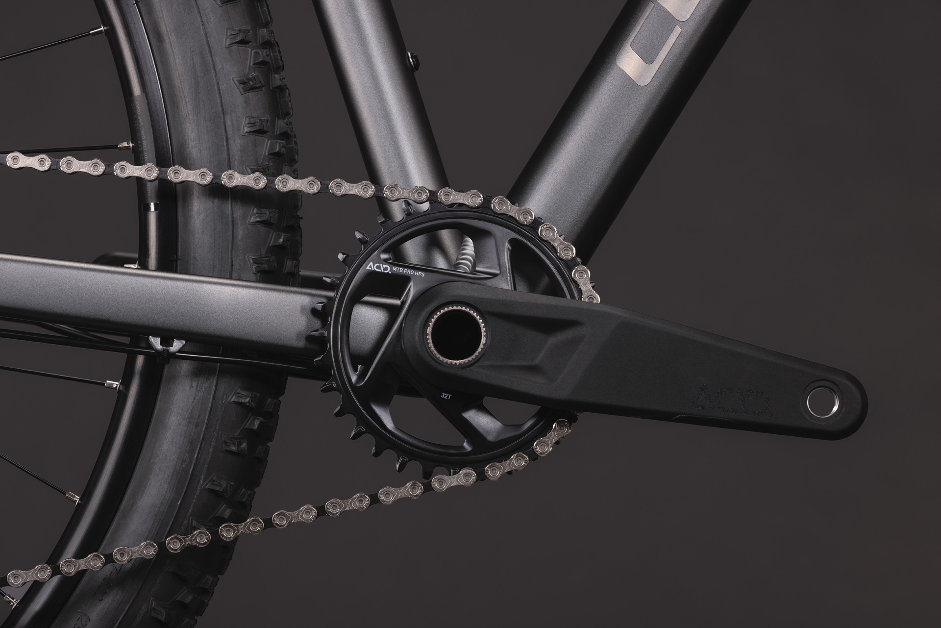 CUBE AIM SLX - MTB KERÉKPÁR - SLATEBLACK´N´CHROME - 2027