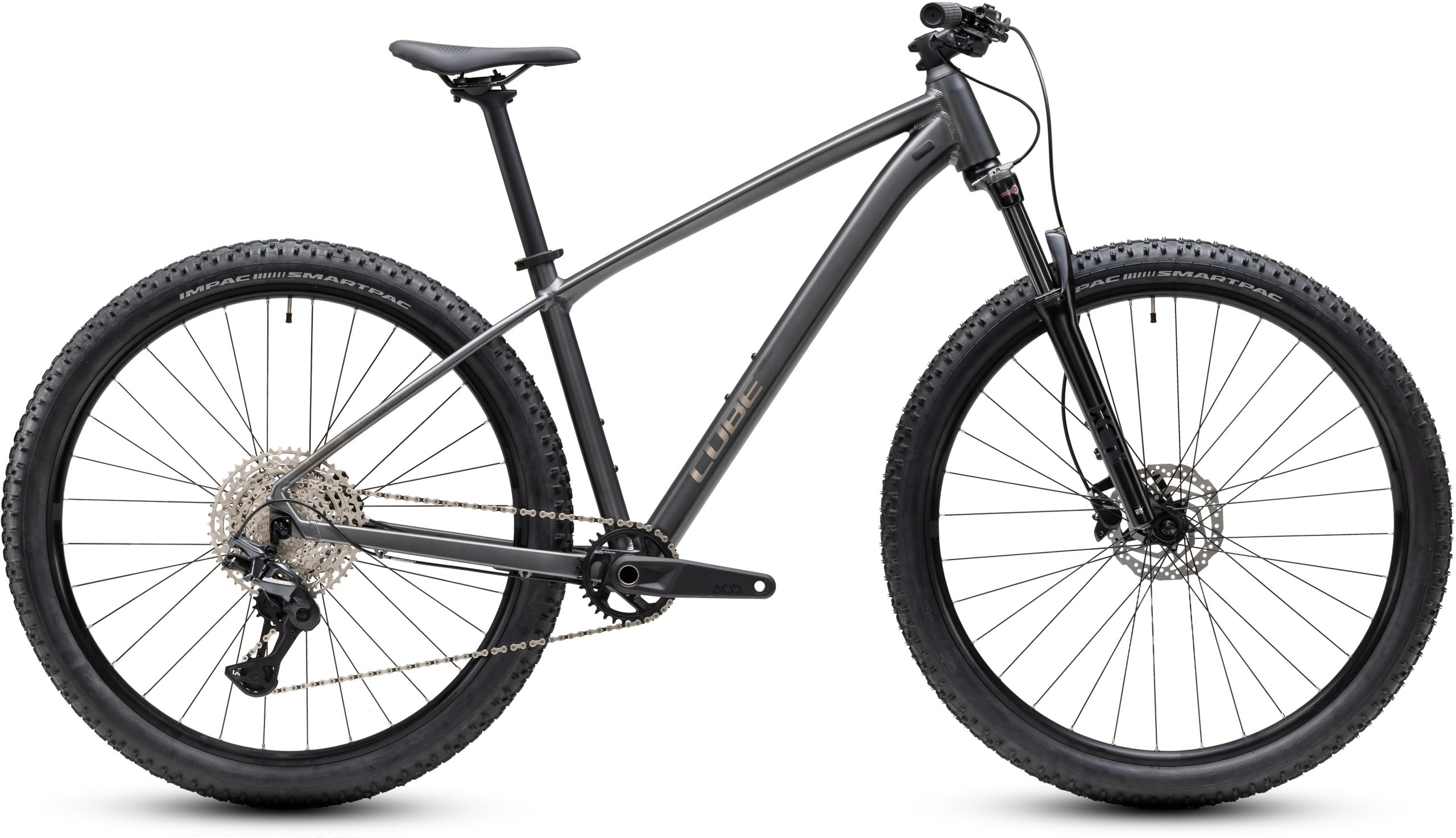 CUBE AIM SLX - MTB KERÉKPÁR - SLATEBLACK´N´CHROME - 2027